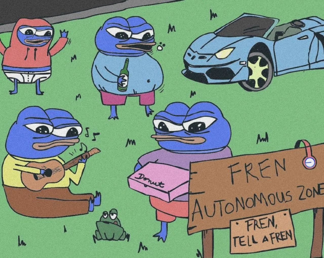 Frens Club art