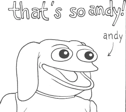 Andy original drawing
