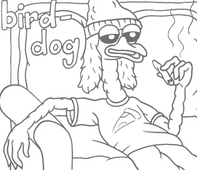 BirdDog original drawing
